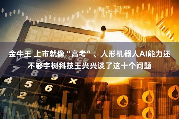 金牛王 上市就像“高考”、人形机器人AI能力还不够宇树科技王兴兴谈了这十个问题