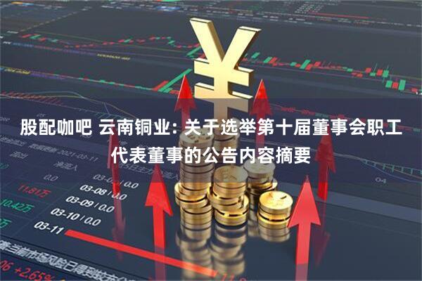 股配咖吧 云南铜业: 关于选举第十届董事会职工代表董事的公告内容摘要
