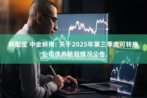 期配宝 中金岭南: 关于2025年第三季度可转换公司债券转股情况公告
