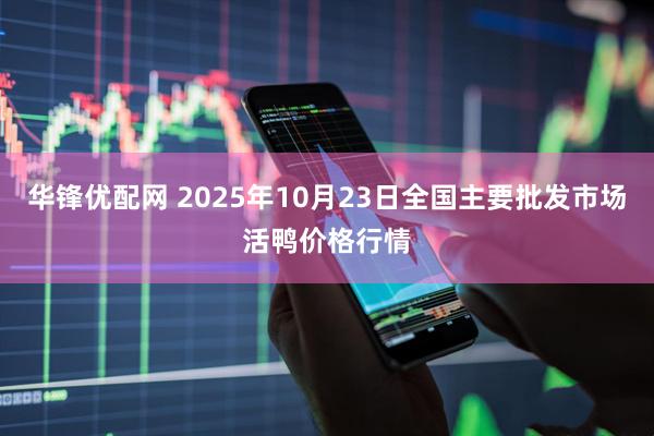 华锋优配网 2025年10月23日全国主要批发市场活鸭价格行情